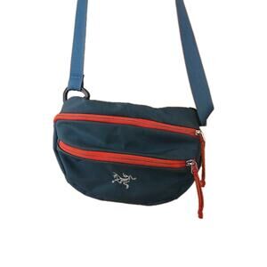 Arc'teryx Maka 1 Waist Sling Bag Pack Teal Orange Crossbody Outdoor 8x 7.75